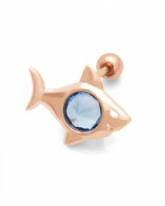 14K 러블리 샤크 피어싱 PS05-04