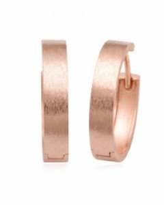 14K/18K 샌딩 바드 도너츠 원터치 귀걸이 E26-58 (택1)