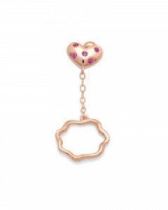 14K 글로스 러브 피어싱 PS05-18