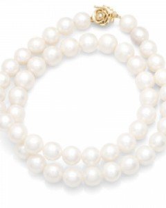 14K/18K 담수진주 9mm 비드목걸이 N17-37