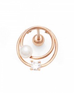 14K 투웨이 포인 진주 피어싱 PS05-56