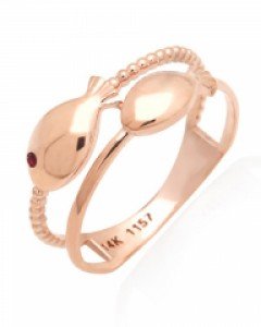 14K/18K 스위니 물고기 반지 R11-82