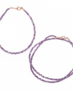 14K/18K 천연자수정 2mm비드 세트 PBS01-59