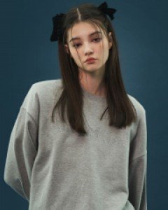 [NF] ILLUSORY SWEATSHIRT (MELANGE)_F22QB403