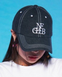 [NF] NF CLUB BALL CAP (BLACK DENIM)_F22QE805