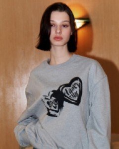 [NF] ADORE SWEATSHIRT (GRAY)_F22ZB344