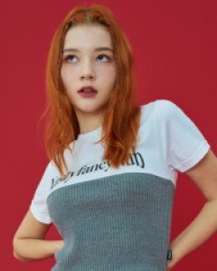 [NF] TUBE TOP MIX SLIM TEE (WHITE)_F23QB472