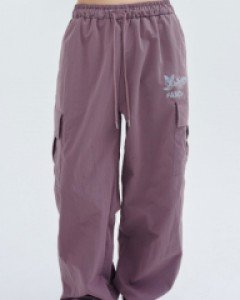 [PPG X FANCY] BUBBLY NYLON JOGGER PANTS (DARK PINK)_F23PG1015