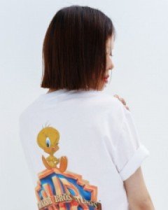 [FANCY X WB] SWEETIE BIRD TEE (WHITE)_F23WB1000