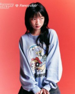 [PPG X FANCY] CITY COLOR SWEATSHIRT (BLUE)_F23PG1029