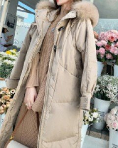 무료배송 / 에든버러 폭스퍼 오리털 롱 패딩 3컬러