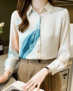 국내배송 / 오마샤리프 나염 셔츠