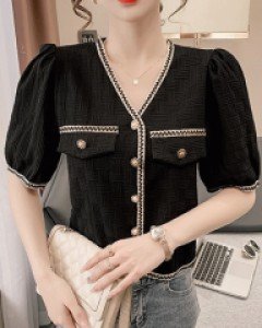 국내배송 / 세지오 볼륨 자켓형 블라우스