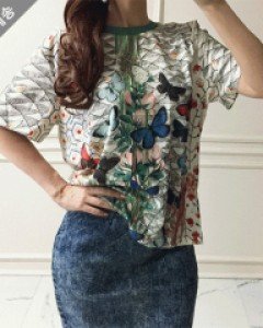 국내배송 / 베세토 럭스라인 버터플라이 티셔츠