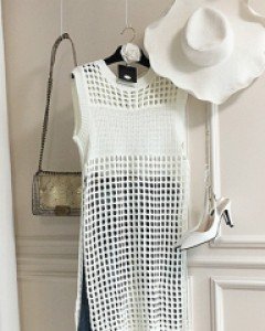 국내상품 / 브릴린 뜨개 써머 롱 니트