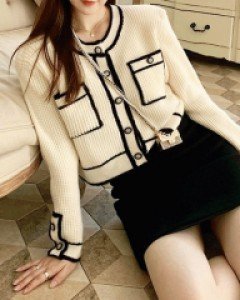 그로스 샤 포켓 가디건 자켓