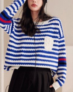 국내상품 / 리엔나 지그재그 니트