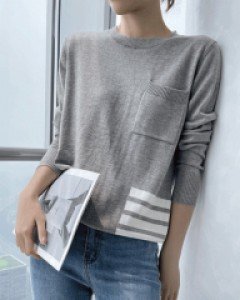 국내상품 / 라트 포켓 베이직 니트