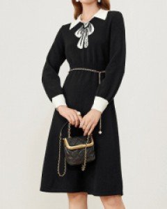 모리스 러블리 니트 플레어 원피스