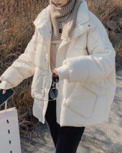 국내상품 / 제인 와플패턴 유니크 패딩