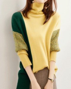 국내상품 / 아이다 컬러배색 니트