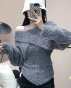 애니 앙고라 세트 (나시+니트탑)