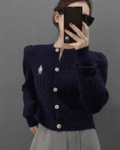 국내상품 / 사랑할수밖에 베어 가디건