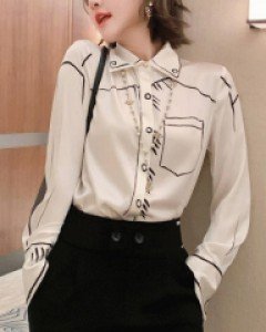 국내상품 / 푸치니 스케치 블라우스