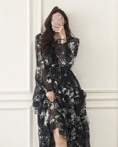 블랙라벨 / 짐머 나르시즘 쉬폰 원피스