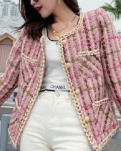 브리스 꼬임장식 트위드 자켓