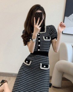 안토니 페미닌 오피스 니트 원피스