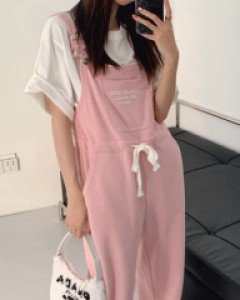 세라 와이드 멜빵 팬츠