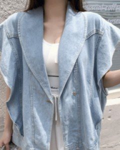 제임스 빅카라 데님 조끼