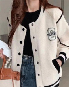 베로아 베이스볼 니트 점퍼 - 퀄리티 좋아요