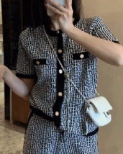 피오렐라 반팔 가디건 반바지 세트
