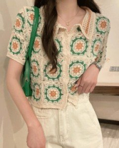 국내상품 / 소미에 손뜨개 가디건