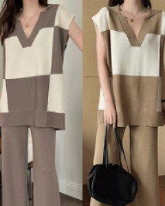 조애나 니트 트레이닝 세트