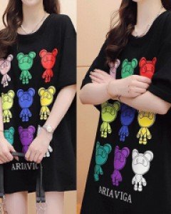 귀염둥이 루즈한 티셔츠 2컬러