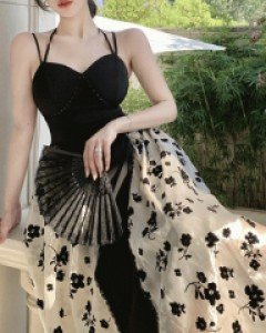 콘테르 글래머 여신 롱드레스