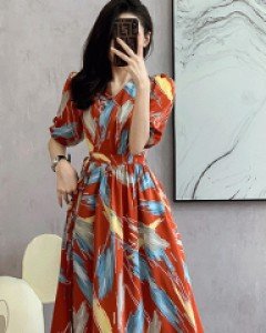 당일발송특가 / 델로나 화려한여자 롱 랩원피스