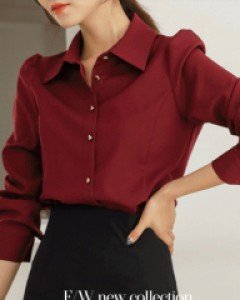 [루이스엔젤] 퍼펙트 슬림 스판 카라넥 셔츠