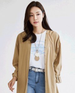 [루이스엔젤] 더 라이트 컨퍼터블 야상 사파리 롱 자켓