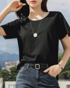 (한정수량)[루이스엔젤] 꼭 필요한 건조기OK 기능성 심플 베이직 라운드 티셔츠