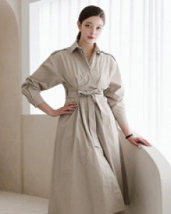 잭슨 트렌치 셔츠 원피스