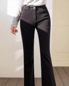 로비드 기모 코듀로이 세미부츠컷 팬츠