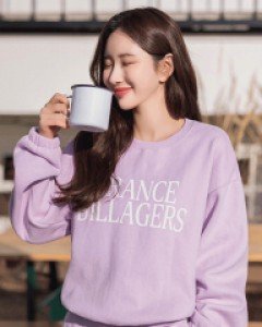 프빌러 양기모 레터링 루즈핏 맨투맨