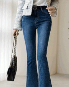 모던즈 슬림라인 히든밴딩 부츠컷 데님 팬츠