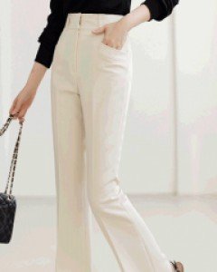 오체드 사선포켓 레직기 세미부츠컷 슬랙스