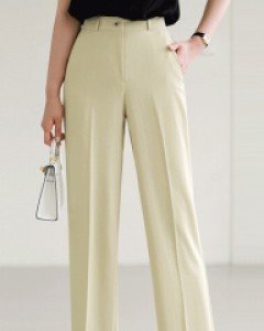 도넬 라이트 찰랑 레직기 세미와이드 슬랙스