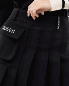 [QoG] 골프 사이드 건빵 포켓 플리츠 스커트